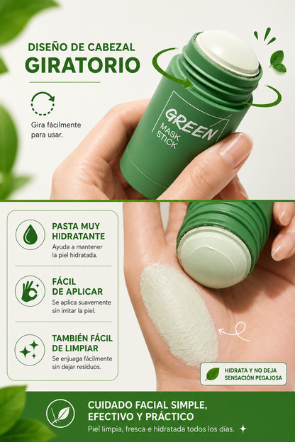 Mascarilla De Te Verde En Barra Guanjing